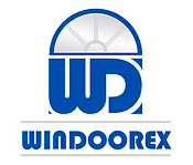WINDOOREX + Glass & Aluminum logo